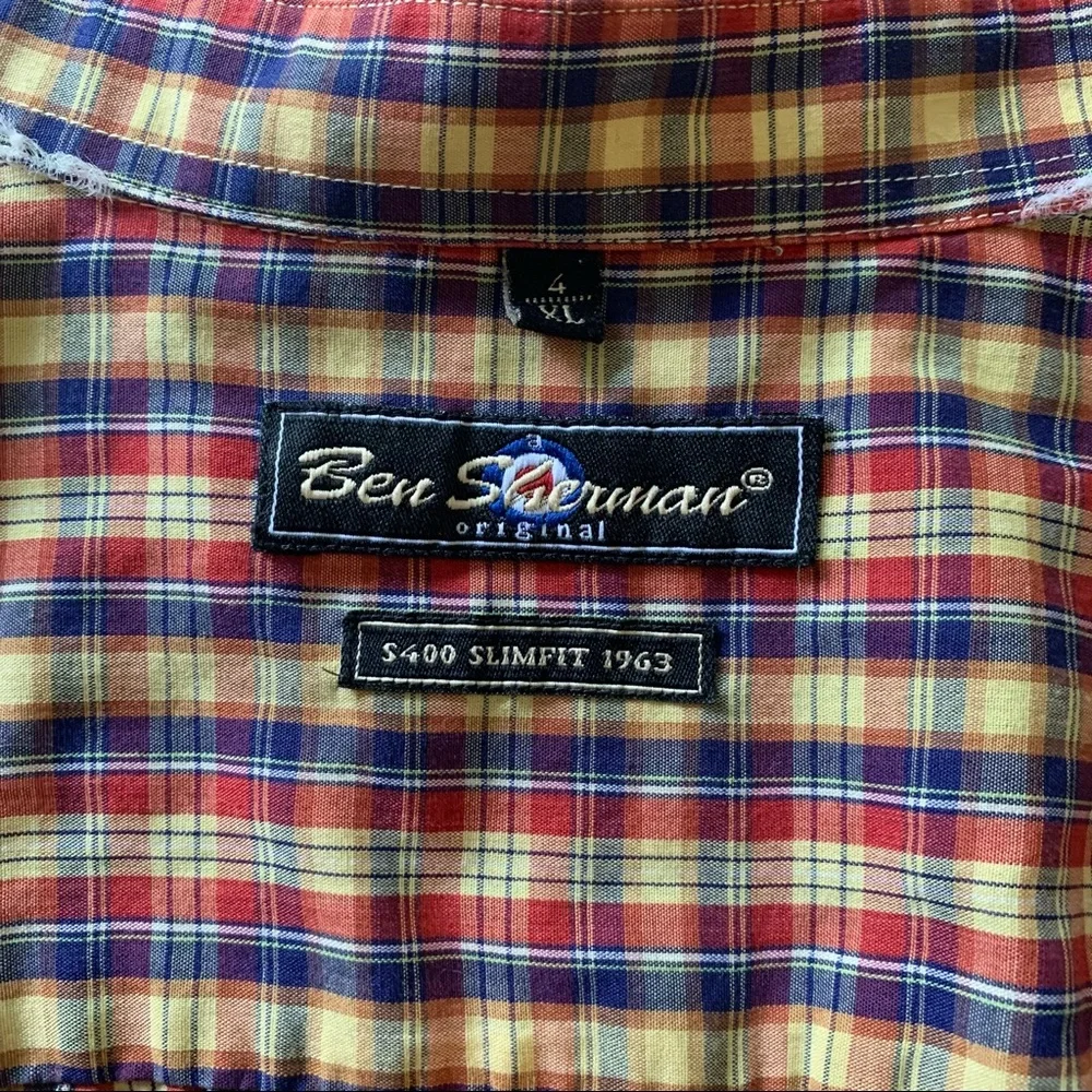 Ben Sherman shortsleeve button up XL - Picture 7 of 7